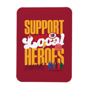 SHAZAM! Fury of the Gods Support Local Heroes Magnet