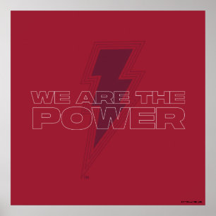 SHAZAM! Fury of the Gods   We Are The Power Poster