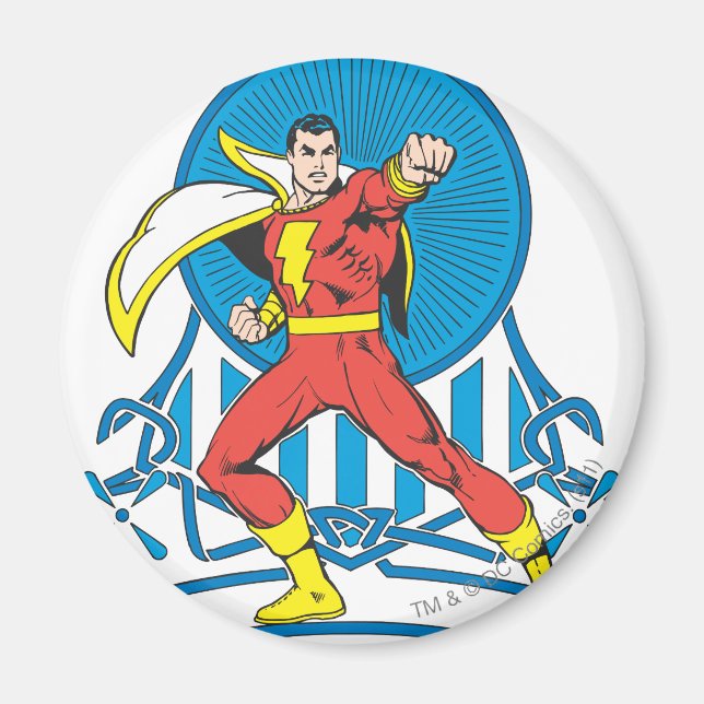 SHAZAM in Fight Stance Magnet (Front)