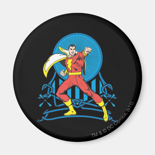 SHAZAM in Fight Stance Magnet (Front)