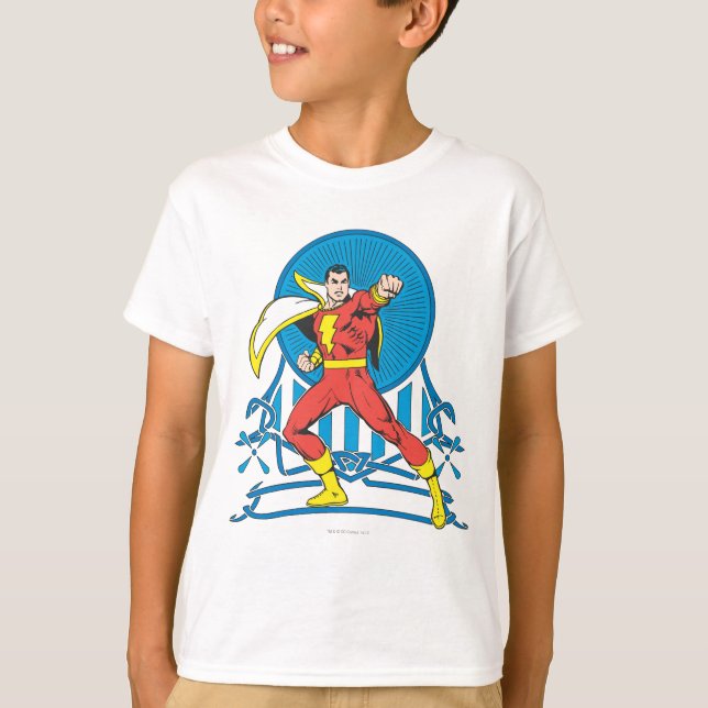 SHAZAM in Fight Stance T-Shirt (Front)