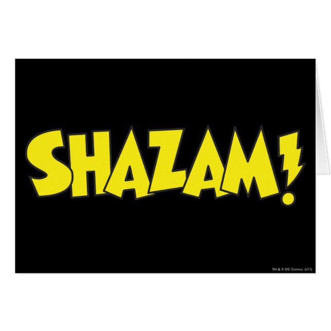 Shazam Logo Yellow (Front Horizontal)
