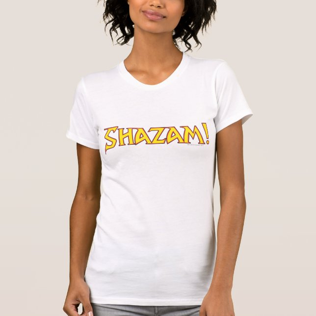 Shazam Logo Yellow/Red T-Shirt (Front)