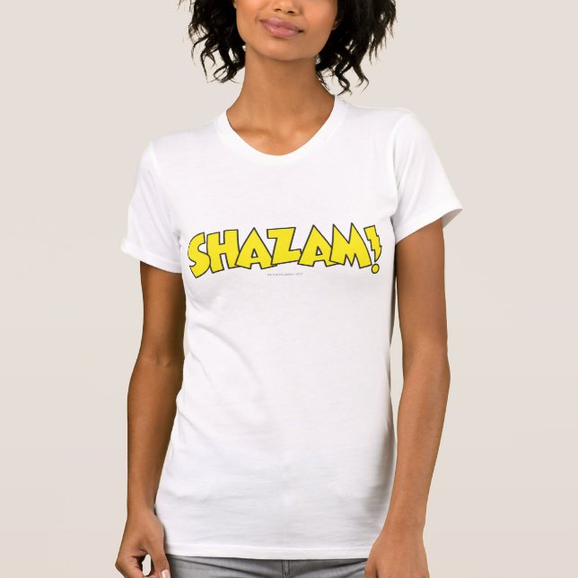 Shazam Logo Yellow T-Shirt (Front)