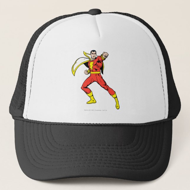 Shazam Ready to Fight Trucker Hat (Front)