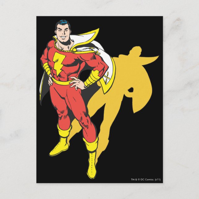 SHAZAM Shadow Postcard (Front)