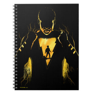 SHAZAM!   Shazam and Billy Lightning Silhouette Notebook
