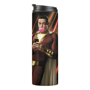 SHAZAM!   Shazam Blowing Bubble Gum Thermal Tumbler