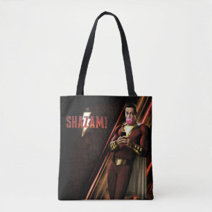 SHAZAM! Shazam Blowing Bubble Gum Tote Bag