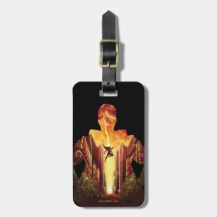 SHAZAM! Shazam Sunset Silhouette Luggage Tag