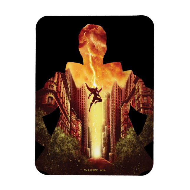 SHAZAM! | Shazam Sunset Silhouette Magnet (Vertical)