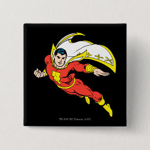 Shazam Soaring 15 Cm Square Badge