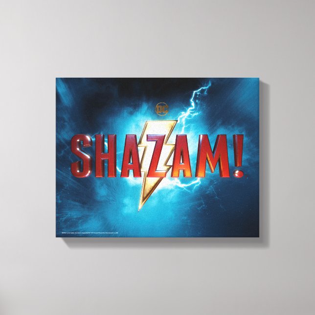 SHAZAM! | Theatrical Logo Canvas Print (Front)