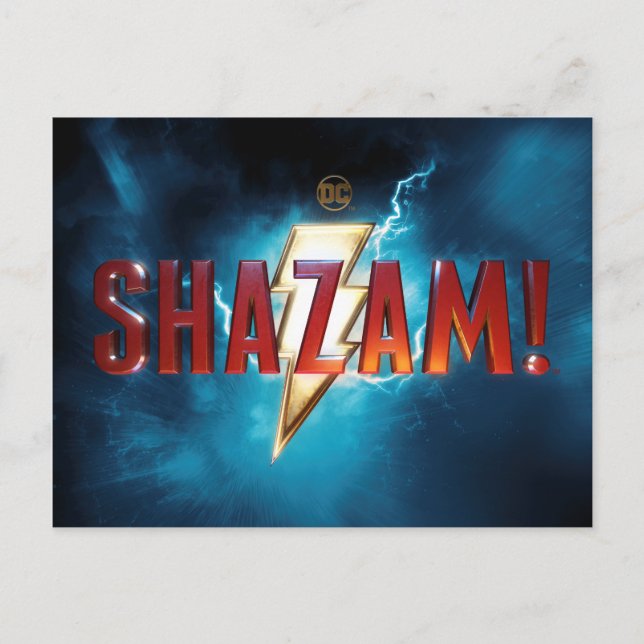 SHAZAM! | Theatrical Logo Postcard (Front)