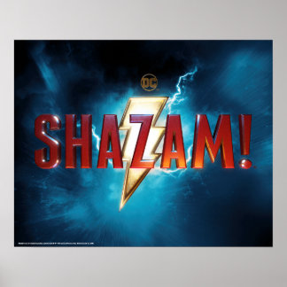 SHAZAM! | Theatrical Logo Poster