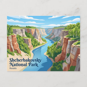 Shcherbakovsky National Park Russia Postcard