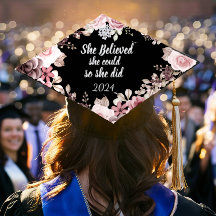 She Believed  Pink Floral 