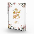 She Believed She Could | Custom Graduation Floral