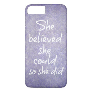 She Believed she Could so She Did Quote Case-Mate iPhone Case
