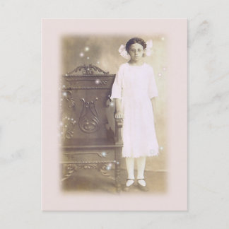 She believed Vintage Photo Art Postcard