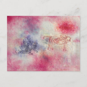 She Bellows, we Play, 1928 by Paul Klee Postcard