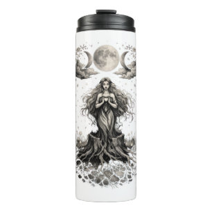 She Blooms with the Shadows Thermal Tumbler