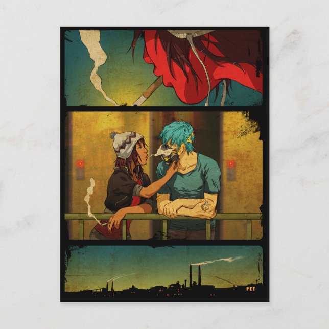 She Blows My Amplifier Postcard (Front)