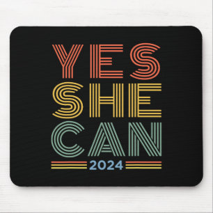 She Can 2024 Kamala Harris For President Election  Mouse Pad