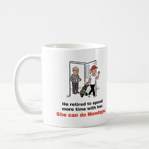 She Can Do Mondays: Funny Ladies' Golf Mug