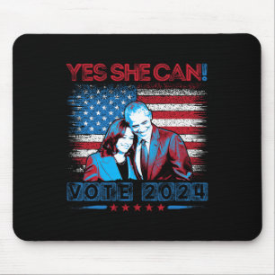 She Can Harris 2024 Wheimer 2024 Vote Harris Waltz Mouse Pad