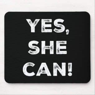 She Can Kamala Harris Dnc Slogan President 2024  Mouse Pad