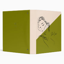 "She Can" Minimalist Fashion Sketch Binder
