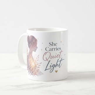 She Carries Quiet Light Coffee Mug