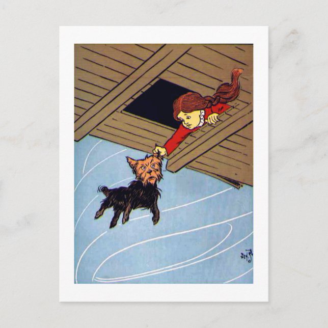 She Caught Toto By The Ear Postcard (Front)