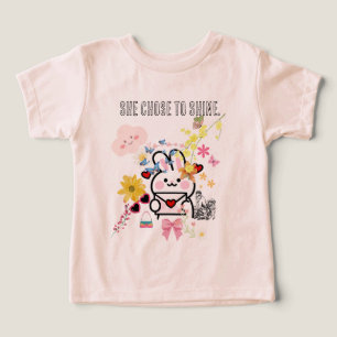 She Chose to Smile Cute Baby Girl T-Shirt – Adorab