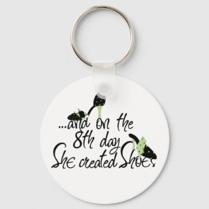 She Created Shoes Key Ring