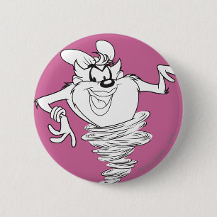 She-Devil Black and White 6 Cm Round Badge
