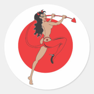 She Devil Classic Round Sticker