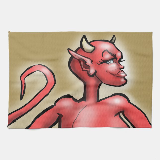 She Devil Tea Towel (Horizontal)
