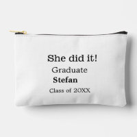 She did it graduate add name class of 20XX text