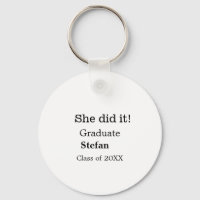 She did it graduate add name class of 20XX text