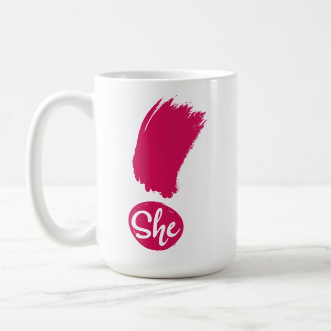 She Exclamation Mug (Left)
