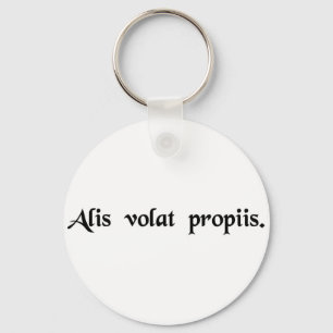 She flies with her own wings key ring