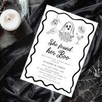 She Found Her Boo Ghost Floral Bridal Shower
