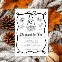 She Found Her Boo Ghost Floral Bridal Shower