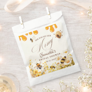 She found her honey Bee bridal shower Favour Bags