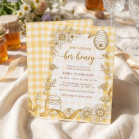 She Found Her Honey Beehive Jar Bridal Shower