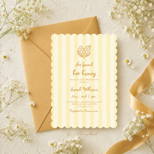 She Found Her honey Bridal Shower invitation
