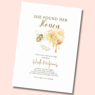 She Found Her Honey Bridal Shower Invitation