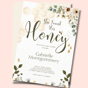 She Found Her Honey Bridal Shower Invitation